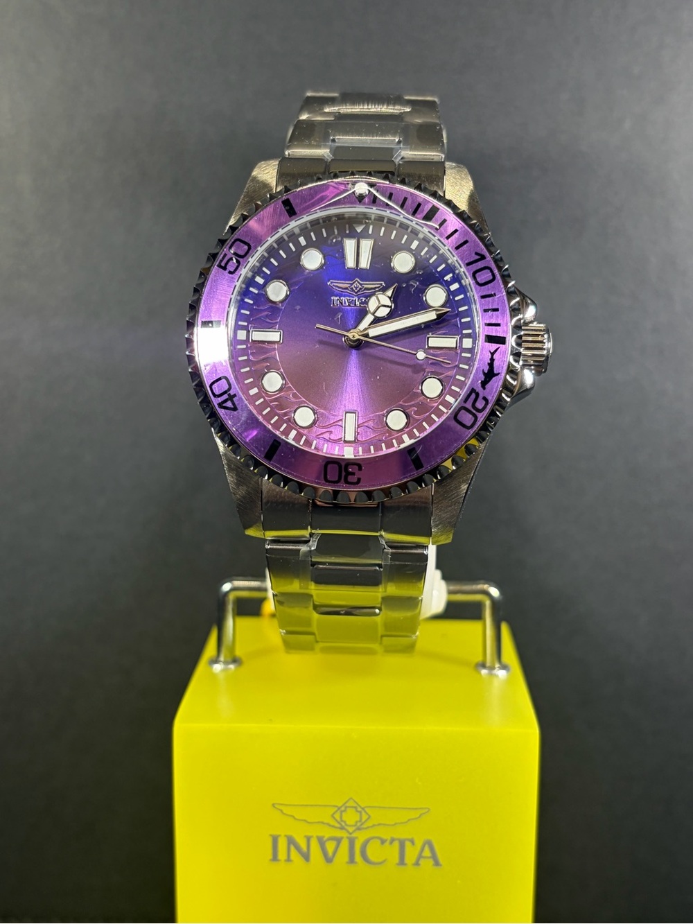 Invicta Pro Diver 50505 Purple Dial Men’s Watch – New